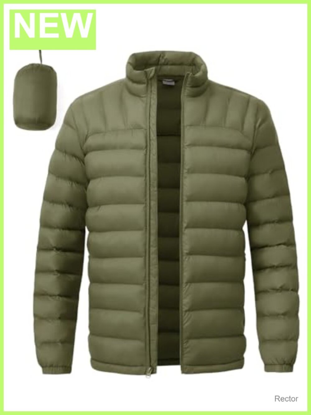 Men's Lightweight Packable Puffer Jacket Warm Winter Down Alternative Quilted